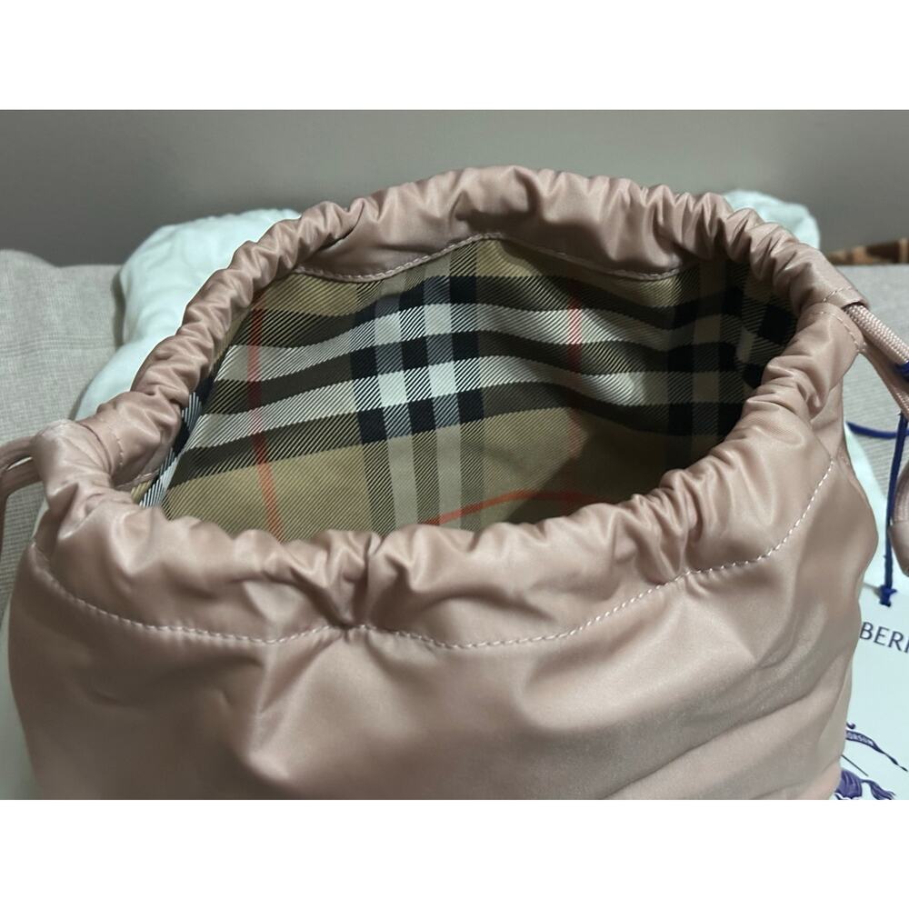 Burberry Logo Patch Drawstring Pouch - Picture 7 of 14